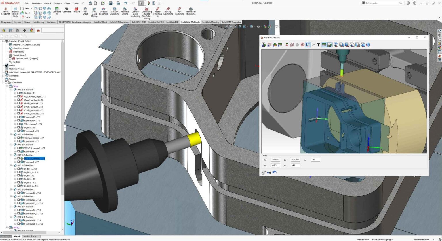 Indexial 4/5-Axis Milling