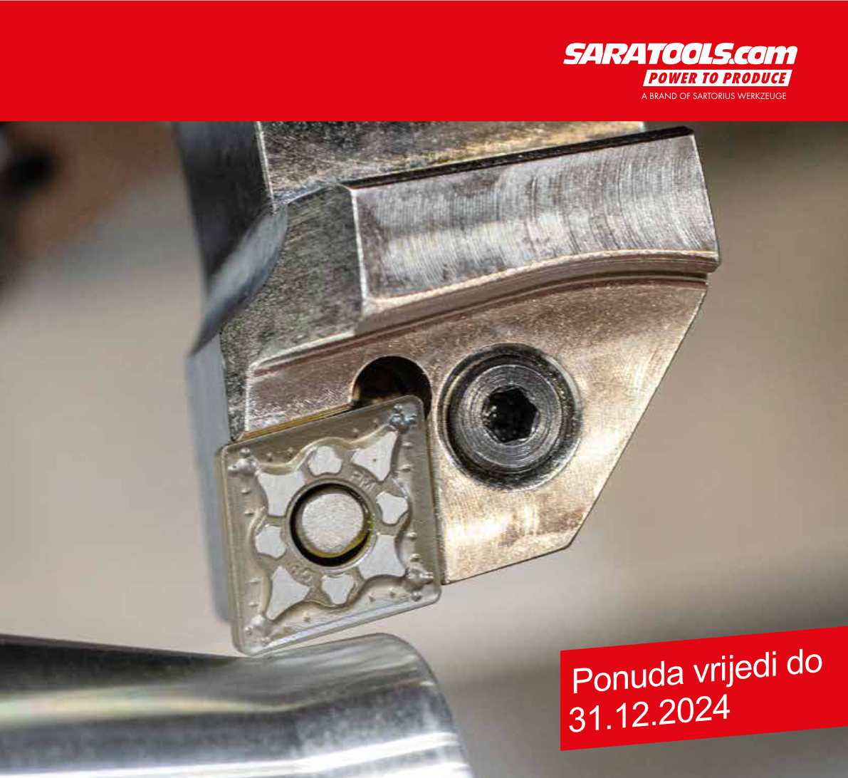 Strojotehnika, SARATOOLS, pločice za tokarenje