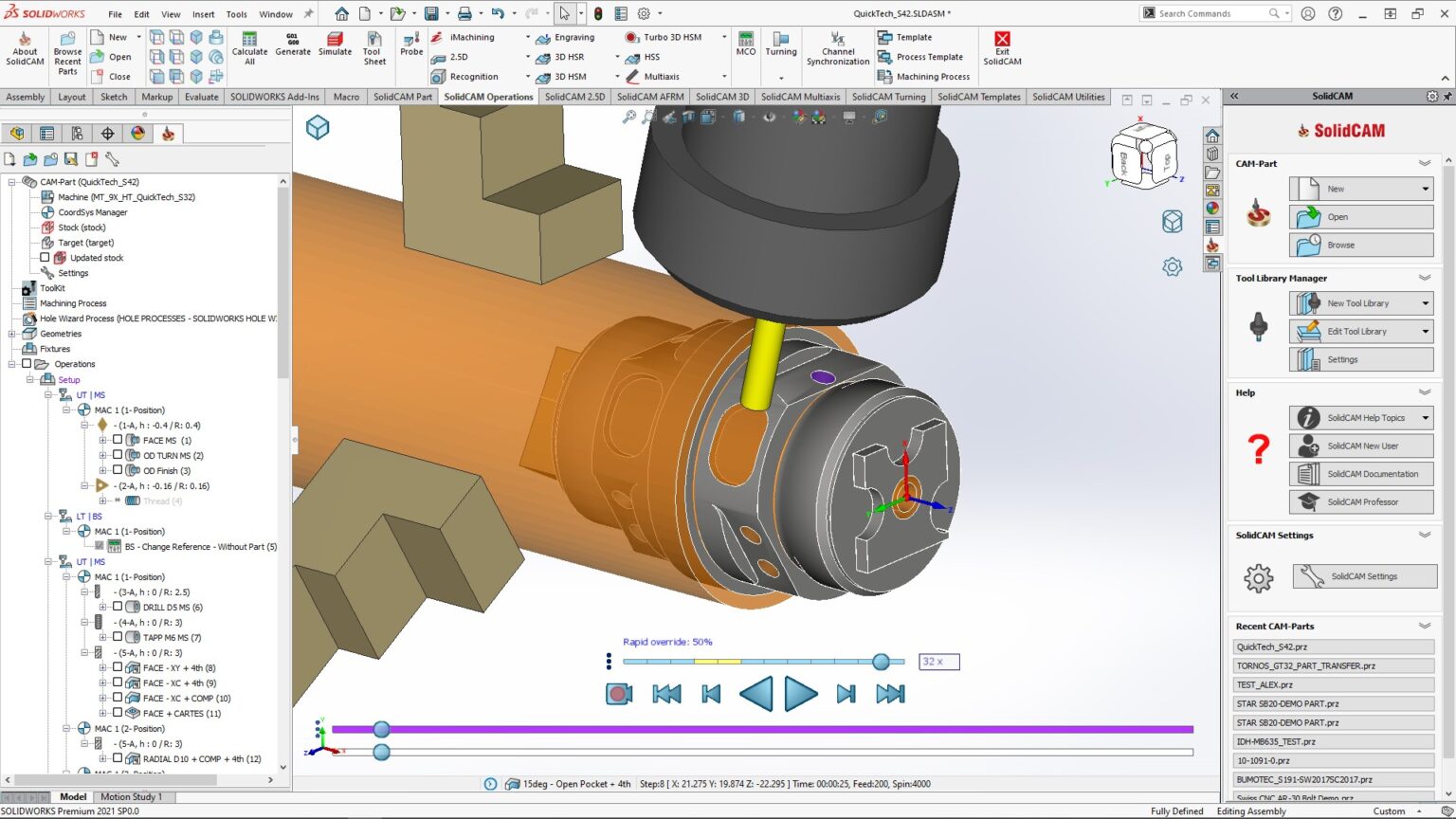 SolidCAM Mill-Turn