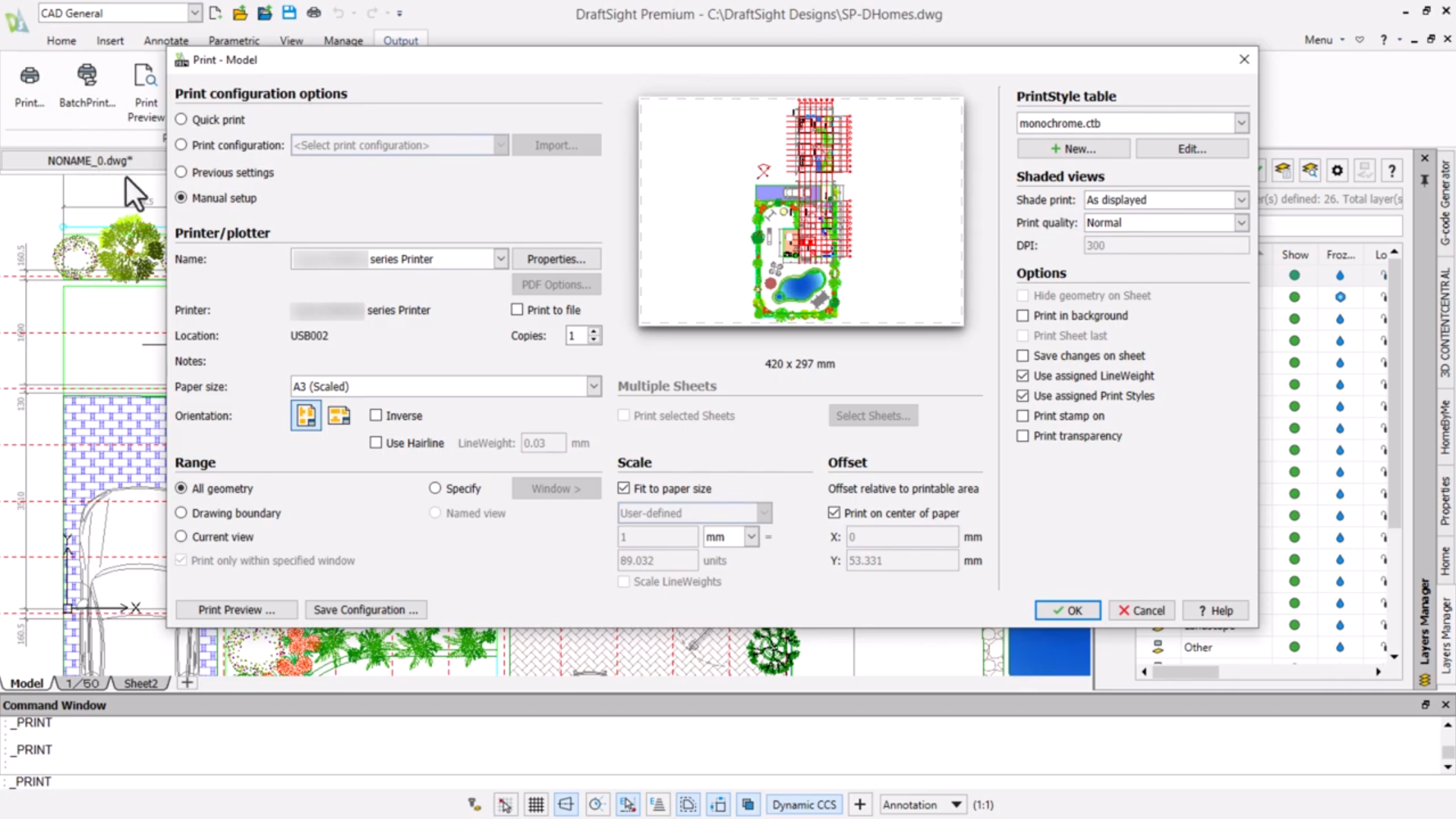 DraftSight za početnike - Print i Export crteža_Strojotehnika