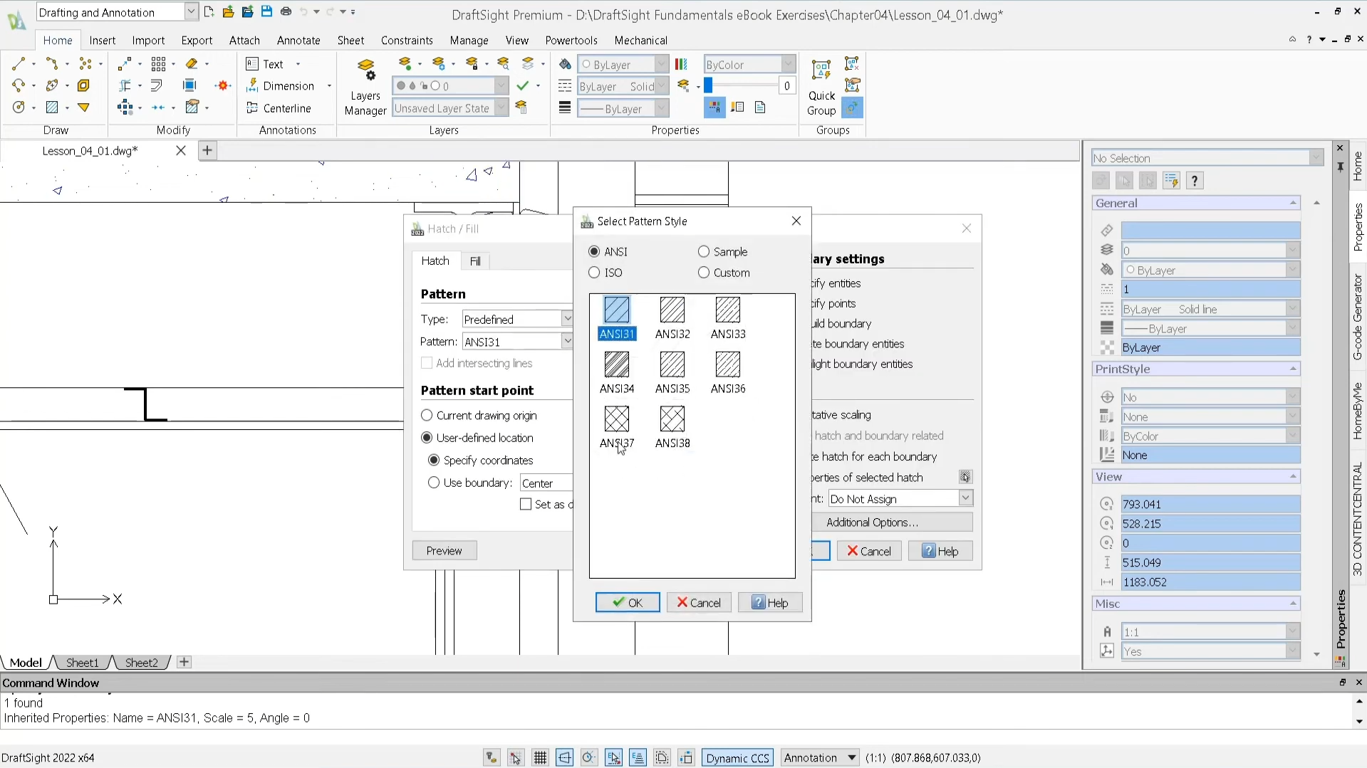 Osnove DraftSighta - hatch